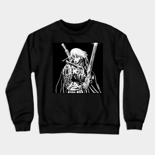 the old witcher in savage hunt Crewneck Sweatshirt